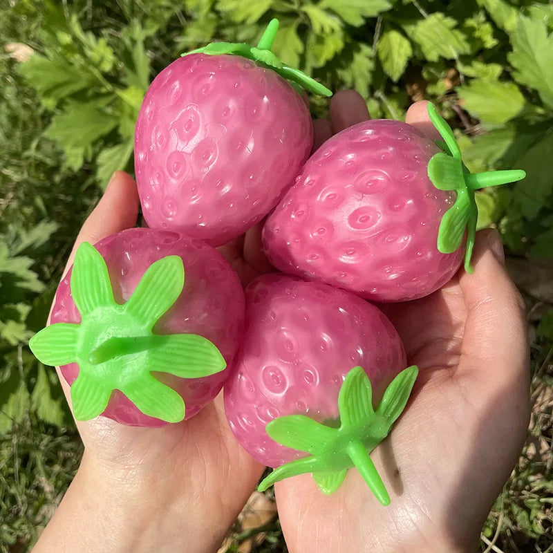 Strawberry Squishy detail