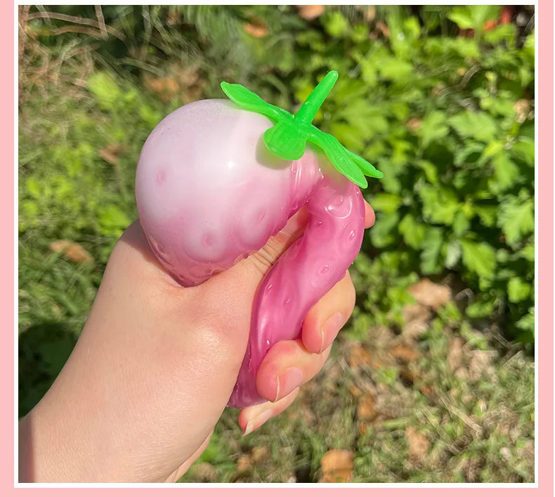 Strawberry Squishy sensory toy