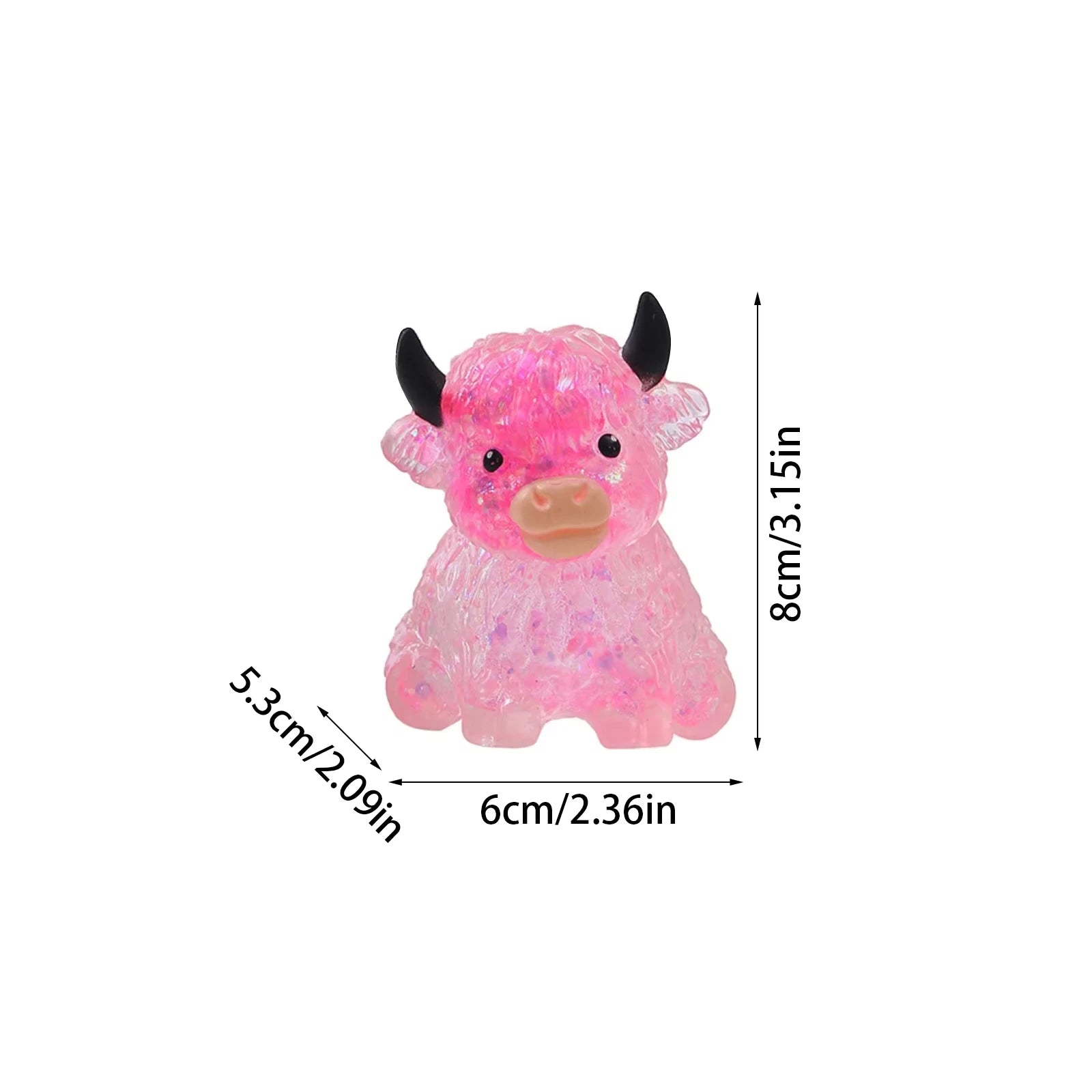 Highland Cow Squishy stress relief