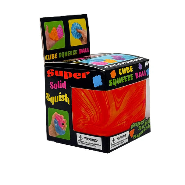 Orange Ice Cube Squishy